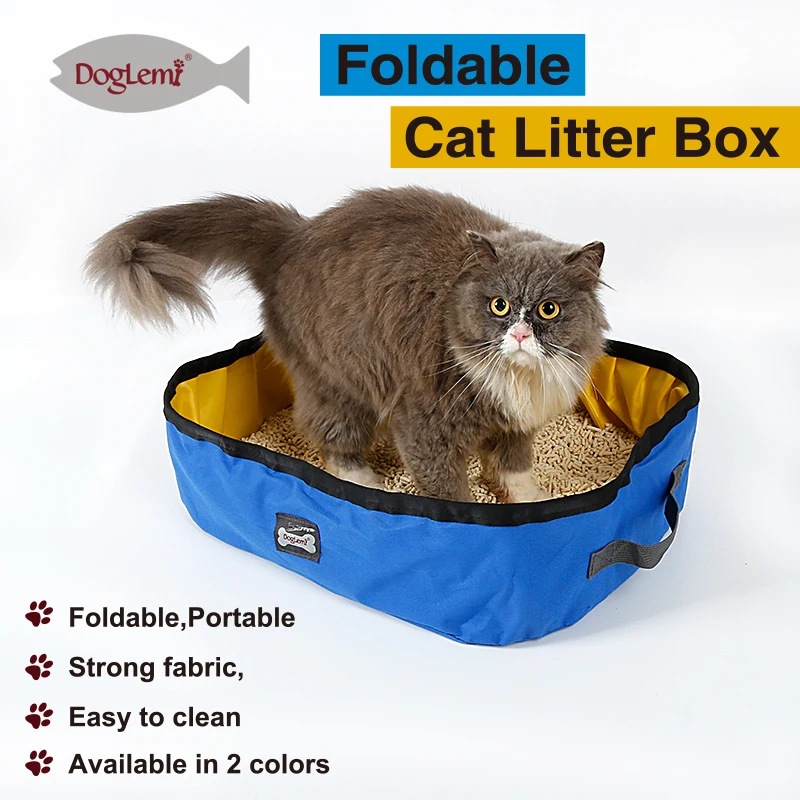 Portable Outdoor Cat Litter Box Foldable Travel Cat Litter Panin Cat