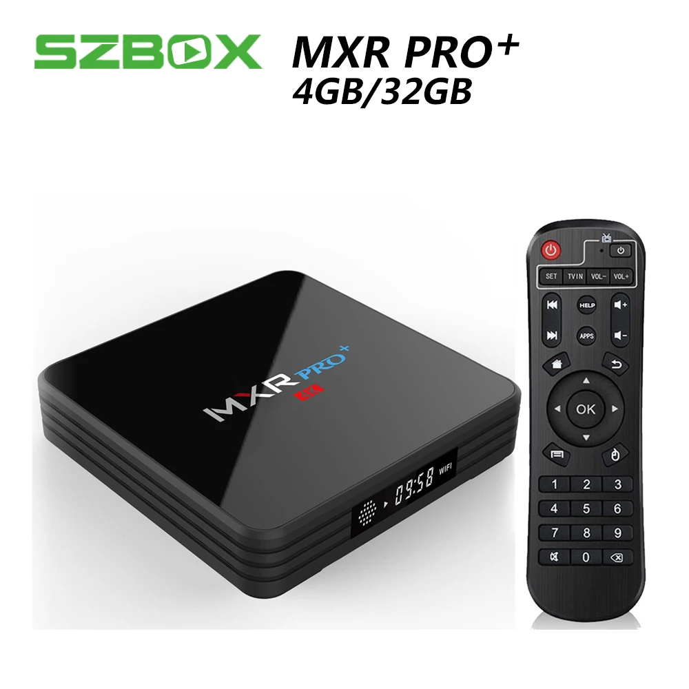 

MXR PRO PLUS Smart Android 7.1 TV Box RK3328 Quad-cor 4GB / 32GB dual WiFi UHD 4K VP9 H.265 HDR10 DLNA Miracast HD Media Player