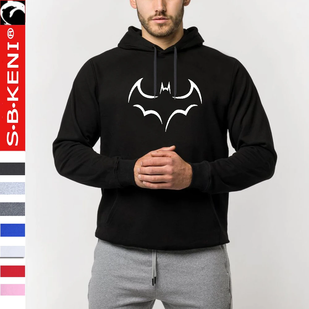 Buy Batman Print Hooded Sweatshirt Hoodie Men Casual