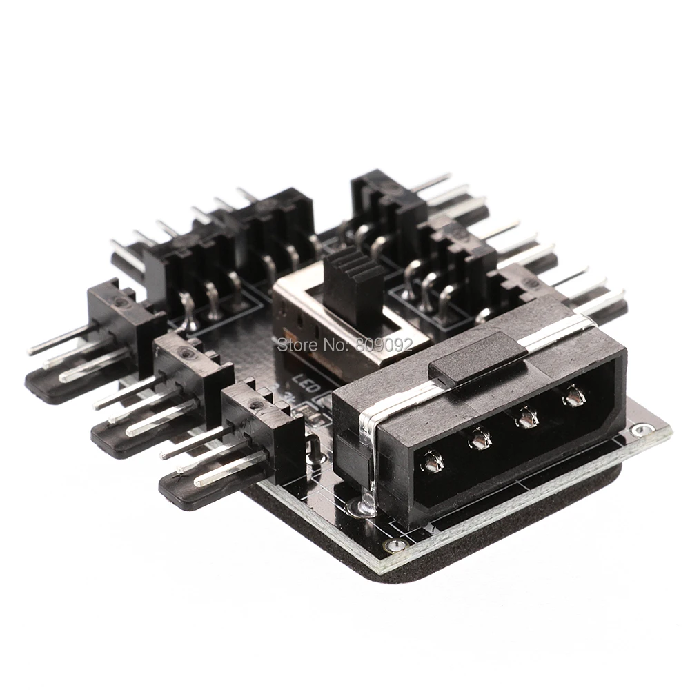 Многоходовой разветвитель для ПК IDE Molex кулер с охлаждающим вентилятором