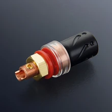 Free shipping Viborg 4PCS BP603 99.998% Pure Copper Speaker Terminal Binding Post hifi speaker amp