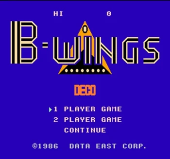 

B-Wings Region Free 8 Bit Game Card For 72 Pin Video Game Player