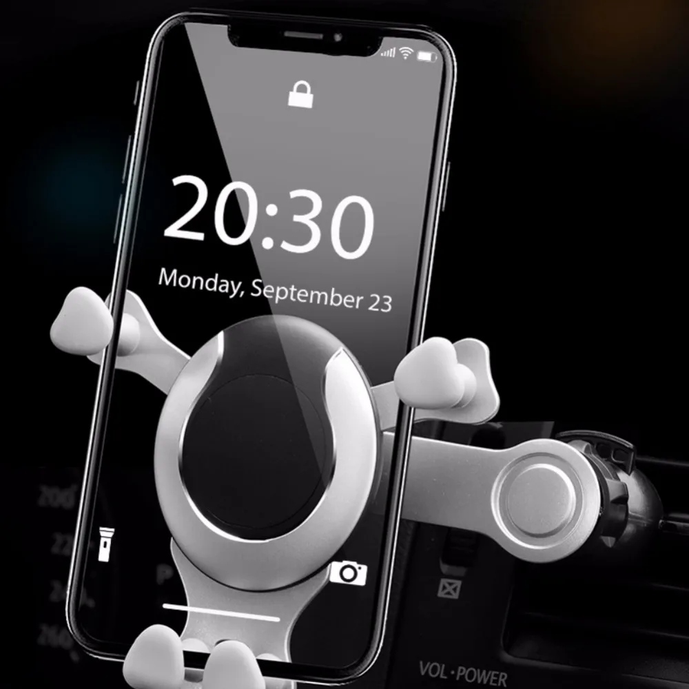 

360 Universal Gravity Air Outlet Clip Car Holde Mount For Mobile Phone