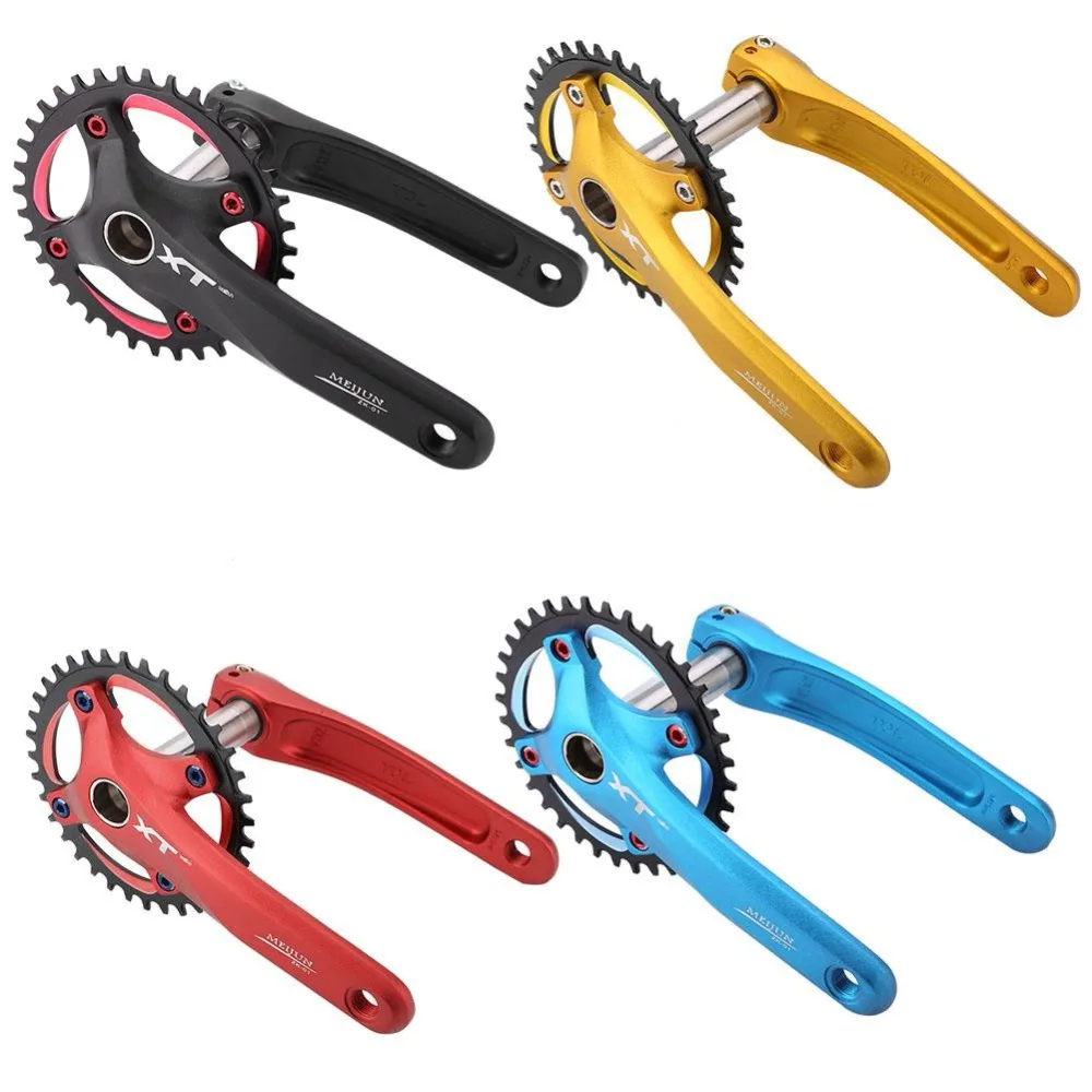 MEIJUN BCD104mm велосипед Crankset 170 мм велосипед шатуна велосипед шатуны неотъемлемой одной Скорость Звездочка 36 т велосипед аксессуар