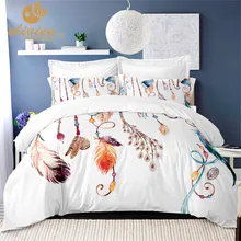 Dream Catcher Comforter Bedding Sets Feather Duvet Cover Queen White King Size Bedding Set Boho Home Textile White Bed Linen 25 Dream Catcher Comforter Bedding Sets Feather Duvet Cover Queen White King Size Bedding Set Boho Home Textile White Bed Linen 25