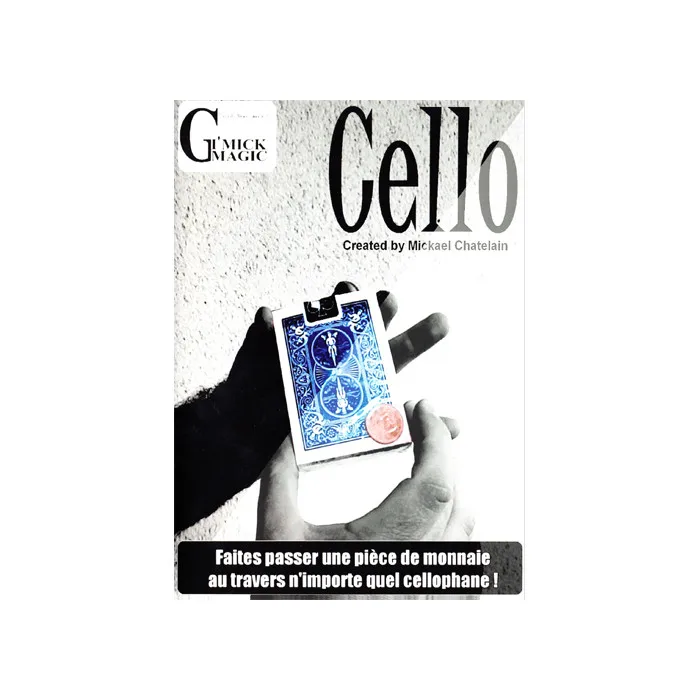 

Cello By Mickael Chatelain Card Magic Tricks Magia Magie Magicians Props Close up Magic Accessories Illusion Gimmick + Tutorial