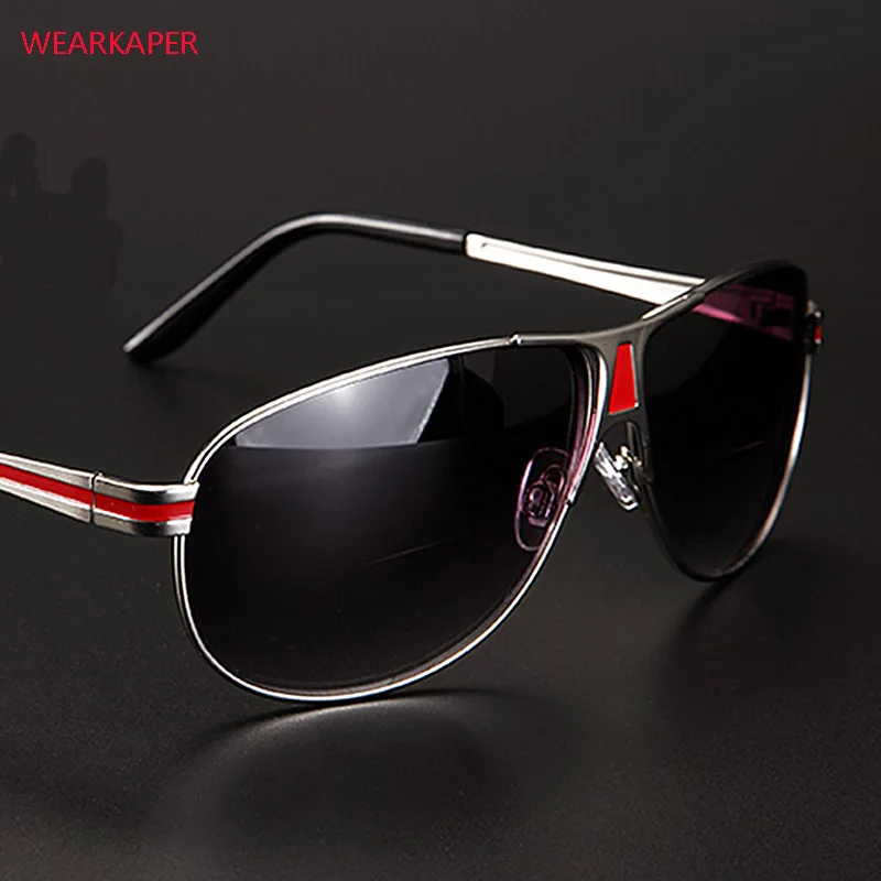 

WEARKAPER NEW Bifocal Reading Glasses Unisex Far Near Glasses Male Sunglasses Presbyopic Eyeglasses Diopter 1.0-4.0 Gafas