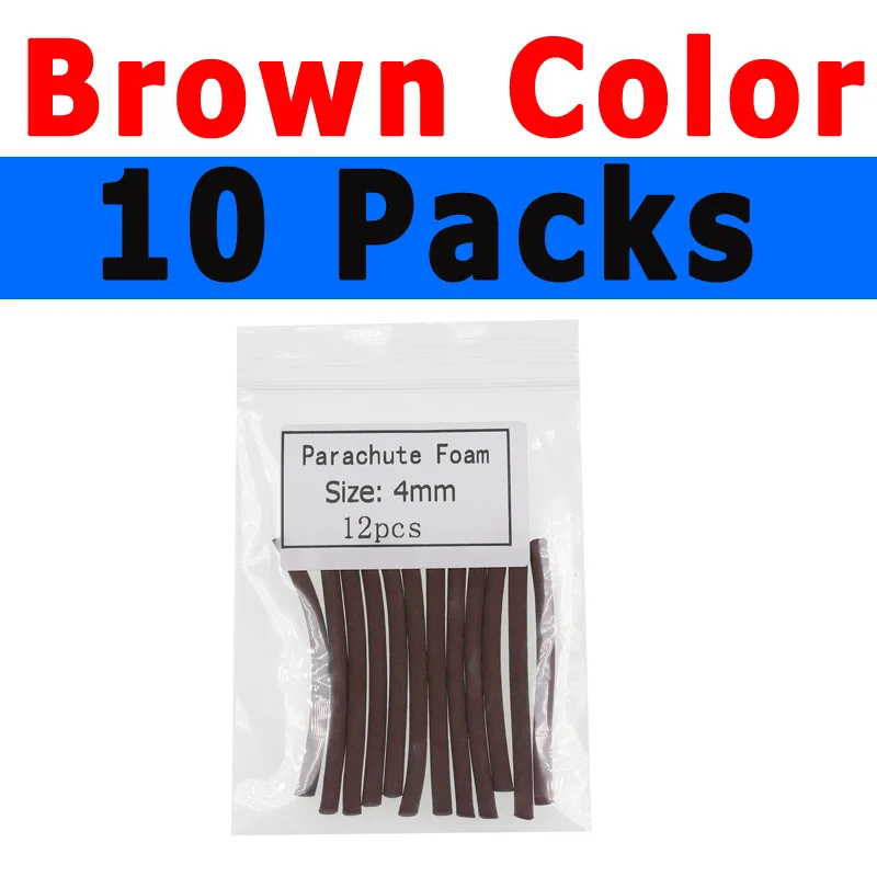 10Packs Brown JIGEECARP 120 шт. 4 мм всплывающие вспененные приманки Zig Rig Ultimate Hookbait пенопластовая цилиндрическая палочка DIY пенопластовая приманка материалы рыболовные аксессуары - Цвет: 10Packs Brown