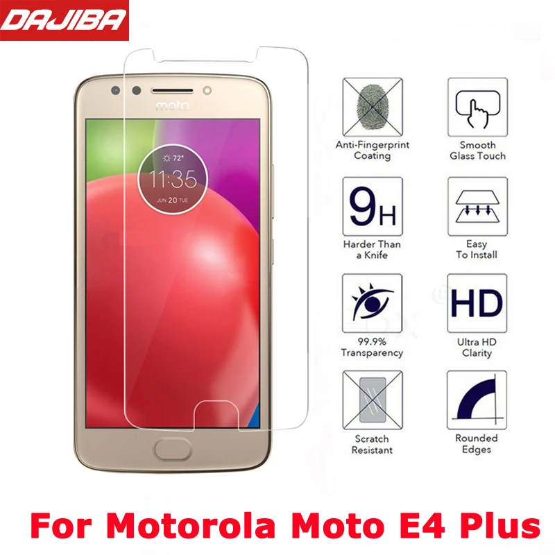 For Moto E4 Plus Screen Protector Motorola +Tempered Glass XT1773 Protective Film | Мобильные телефоны и аксессуары