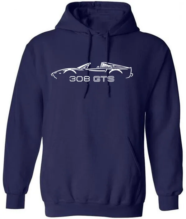 

CLASSIC CAR T-Hoodie - FOR FERRARI 308 GTS TARGA MAGNUM PI ENTHUSIASTS #308