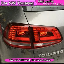 Car Styling for VW Touareg taillight 2011-2014 Touareg LED Tail Lamp rear trunk lamp cover drl+signal+brake+reverse car styling tail lights for suzuki swift 2005 2014 led tail lamp rear trunk lamp cover drl signal brake reverse