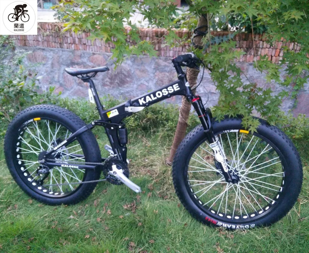 Perfect Kalosse  Hydraulic brakes Fat bicycle  Snow bike  26*4.0  tires  24/27/30 speed   DIY  color tyre dirt bike 2