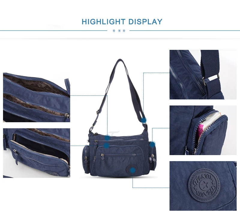 Bolsa de ombro crossbody sacos para as