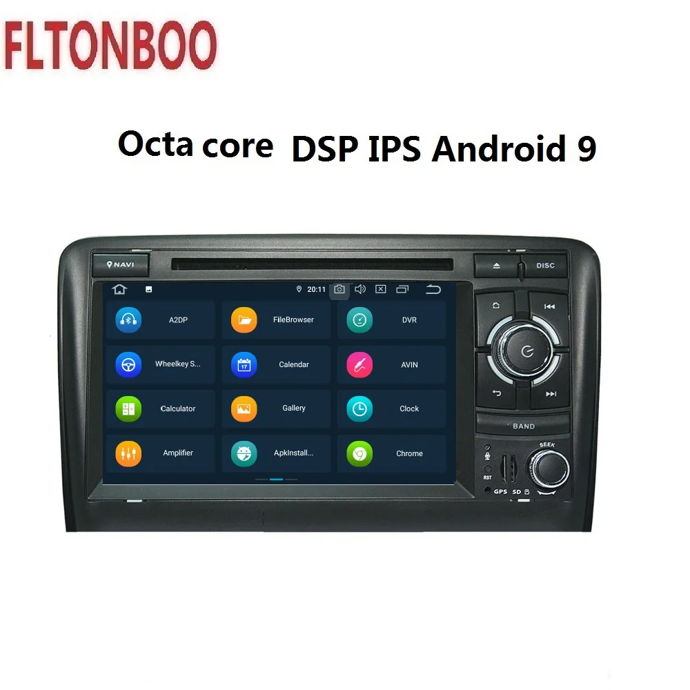 Flash Deal 7"Android 9 for AUDI A3 2003-2011 car DVD gps navigation,px5,Wifi,3g,RAM 4G ROM64G,8 core,touch screen,steering wheel,canbus 2