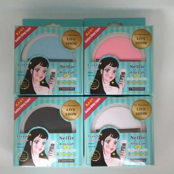 

by dhl or ems 100pcs Selfie Ring Flash Led Fill Light Lamp Camera Photography Video Spotlight beauty tool new
