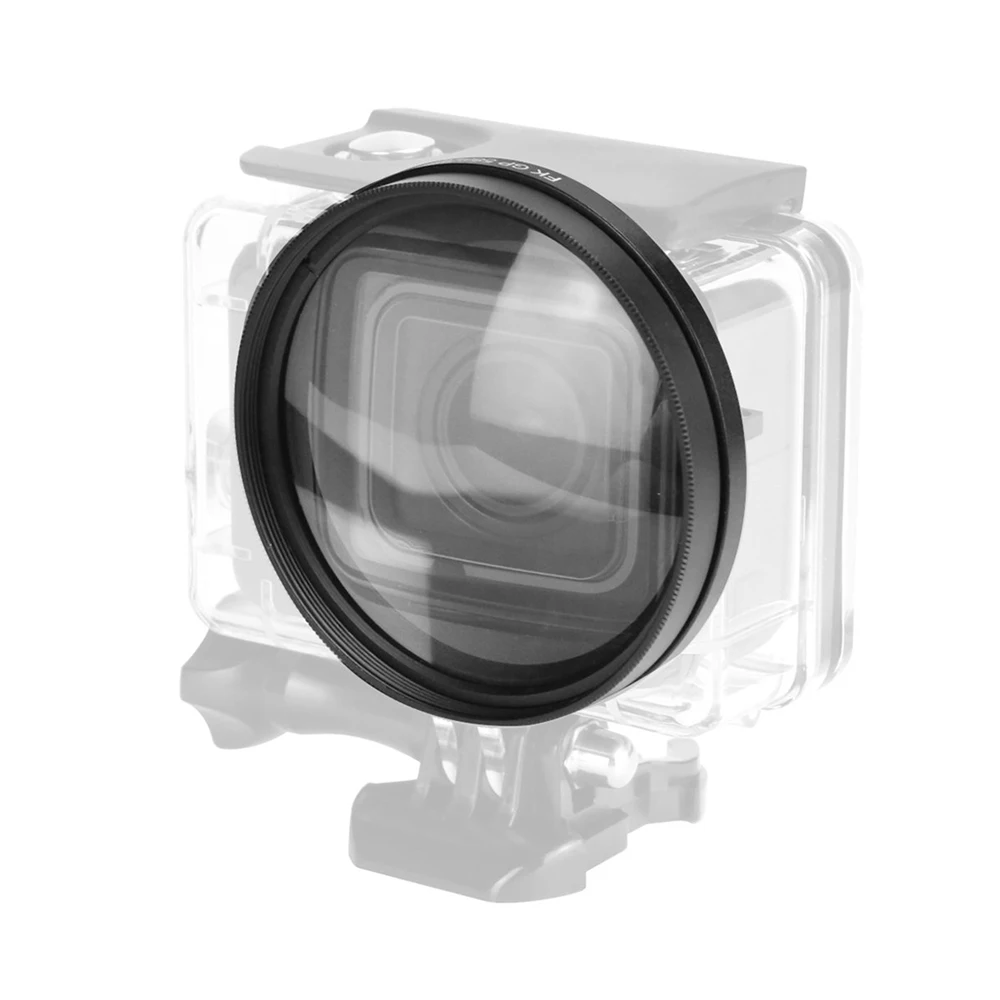 

58mm Magnifier Macro Close Up Lens for GoPro Hero 7 6 5 Black Action Camera Mount for Go Pro Waterproof Housing