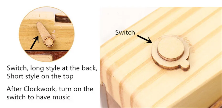 Cute Camera Music Box To Send Girls Kids Creative Wooden Mini Music Box Home Decoration Gift Birthday Daughter Christmas (13)