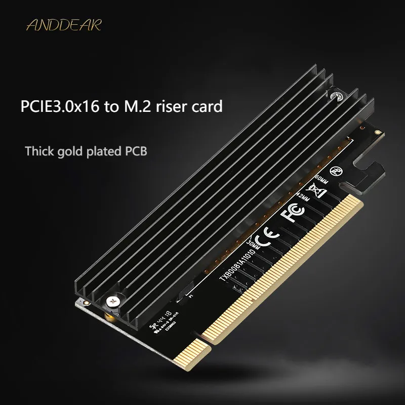 Карта адаптера ANDDEAR M.2 на PCIE3.0 высокоскоростная карта расширения для компьютера X16