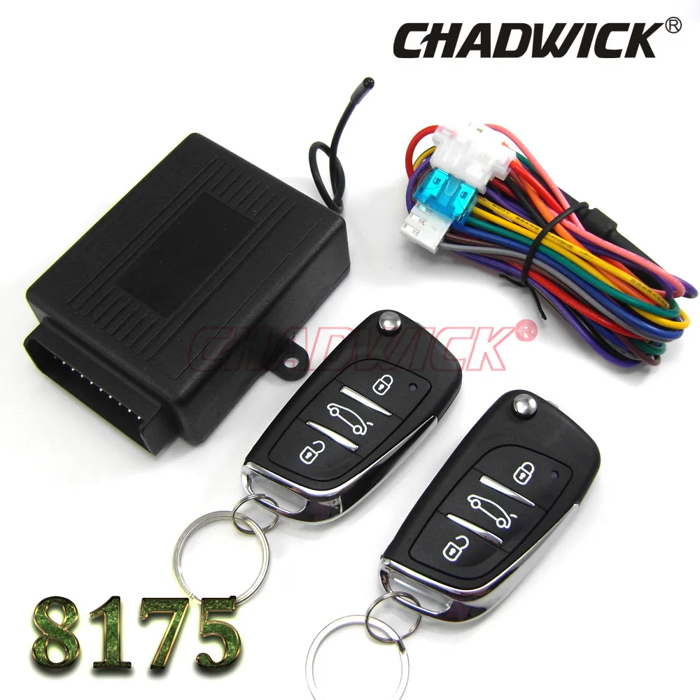 

Quality security flip key keyless entry system no car alarm siren auto control door lock locking unlock for toyota CHADWICK 8175