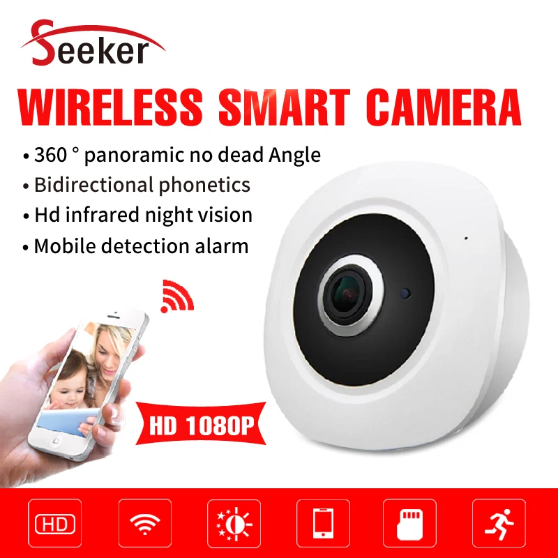 Free Shipping Home Security Baby Monitor Both Wlan and Wifi Wireless Camera 2 0MP Mobile Phone
