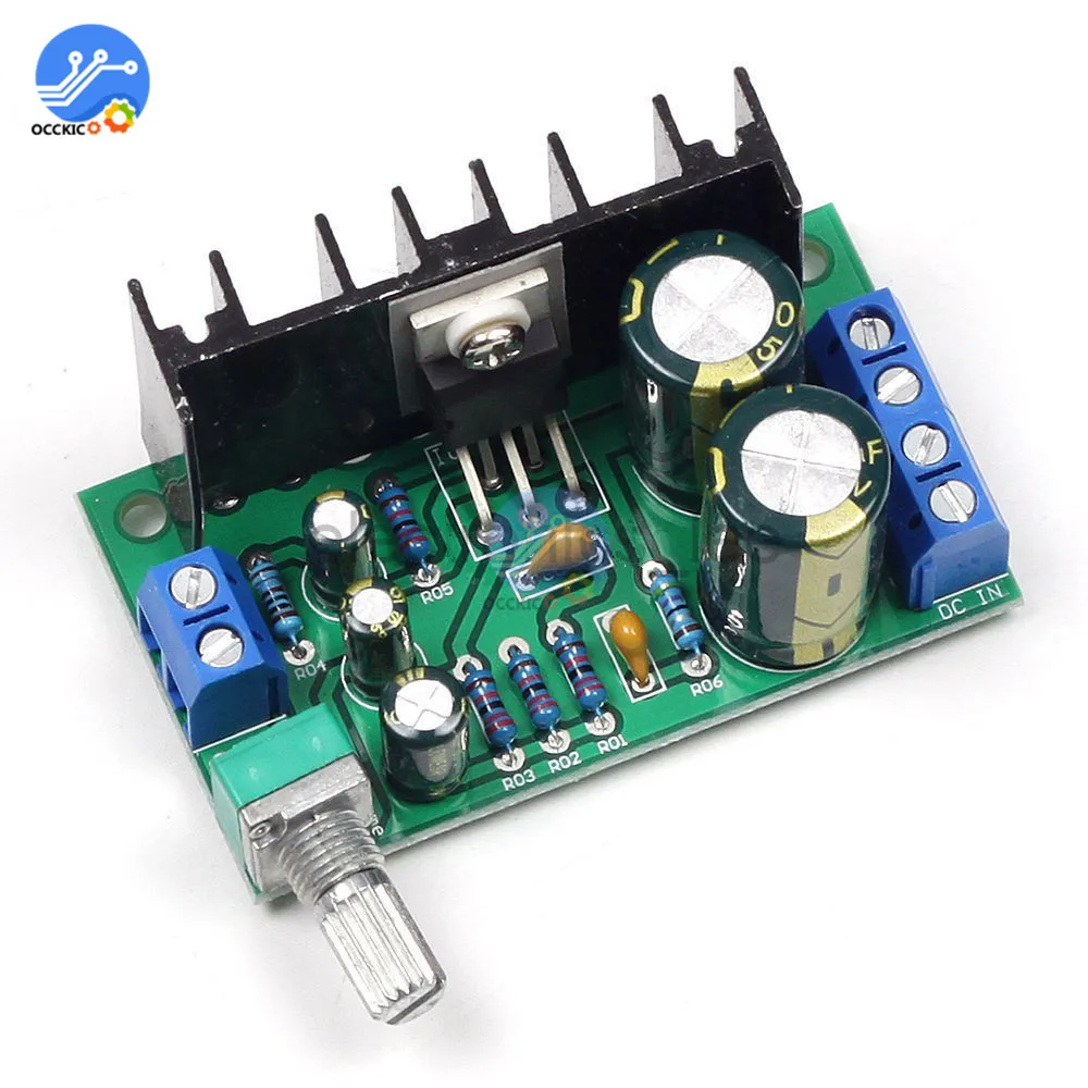 TDA2050 Amplifier Board Audio Power 5 120W DC12 24V Volume Control ...