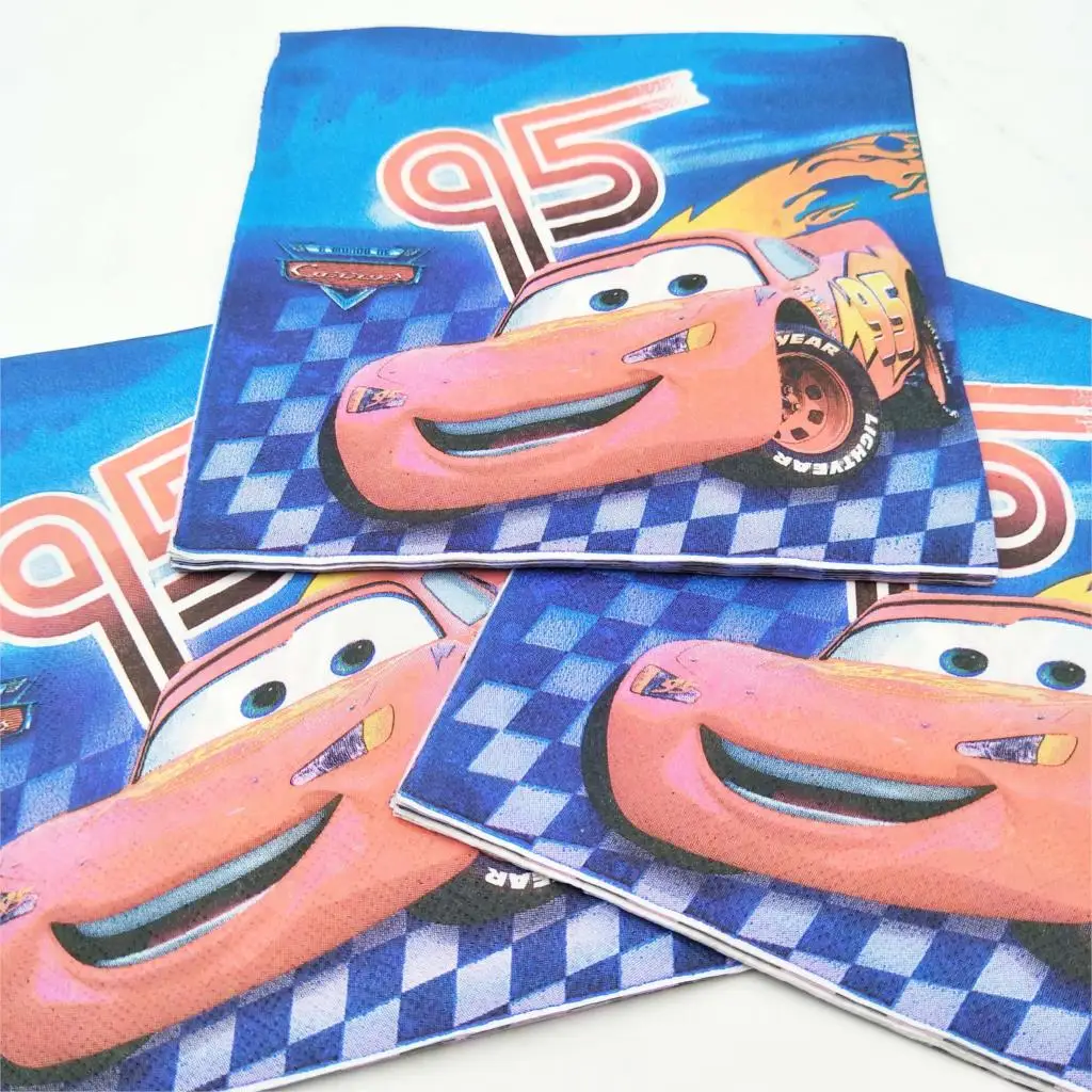 82 шт DISNEY Lightning Mcqueen ко дню рождения украшения товары для вечеринки детские