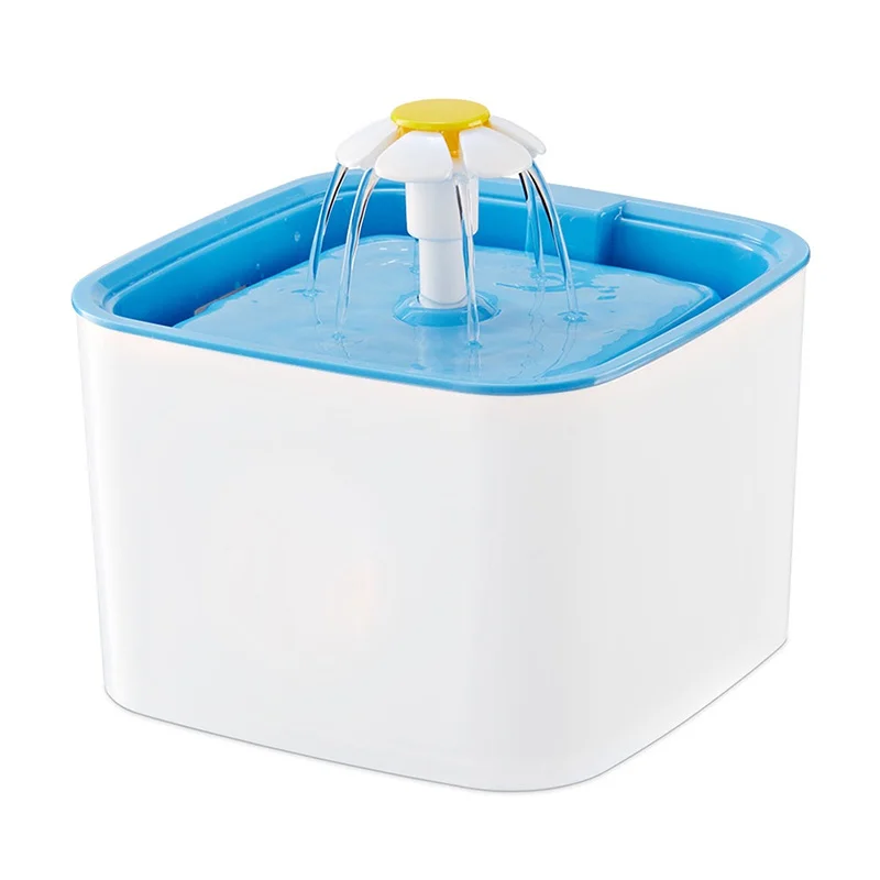 

Pet Water Automatic Feeder Flower Cat Dog Electric Fountain Pet Bowl Drinking Water Dispenser Drink Dish Filter EU/US Plug