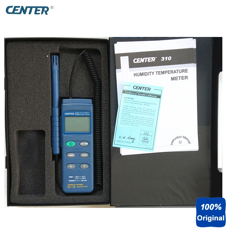 

Humidity Temperature Meter Hygro-Thermometer CENTER-310
