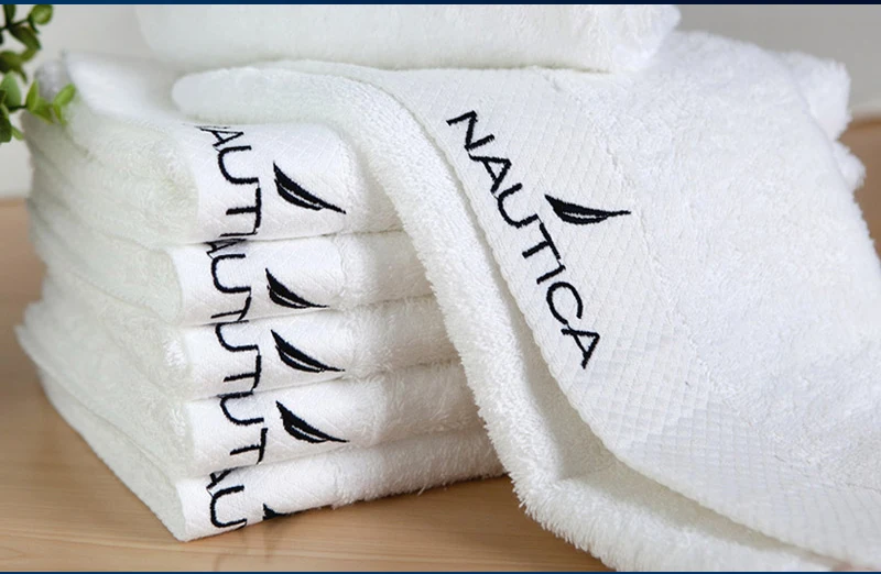 2014 Branded cotton face towel sport hotel towels for adults embroider luxury brand towel