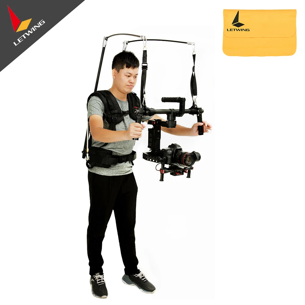 

LAING V10 2.5-13kg Video Studio Steadicam Stabilizer Support Rod Body Load Vest Handle Arm for DSLR Camera DV for zhi yun Crane