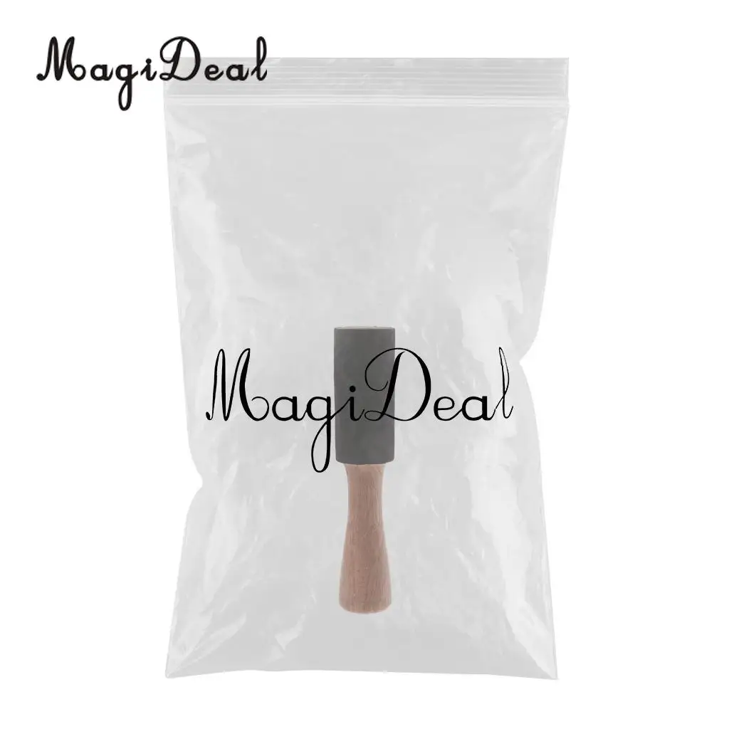 Tibetan Buddhism Singing Bowl Mallet Wood   w/ Leather Head for Relax Yoga Art Crafts