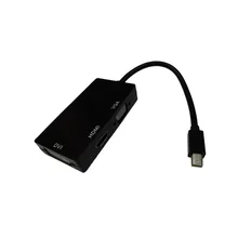 3-in-1 Mini Display Port To DVI VGA HDMI TV Adapter Cable For Apple iMac MacBook Surface Book Surface Pro 3/4 ThinkPad OD889