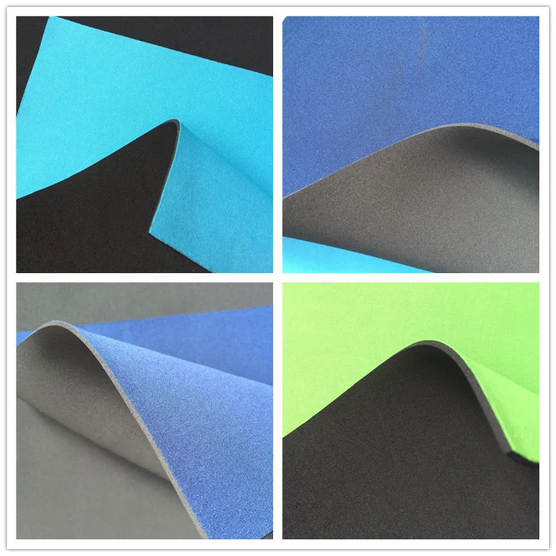 

Neoprene Fabric 2mm Coated Polyester Knitted Fabric By One Side Many Color Thickness 2mm 130cm Diving Suit Wetsuits cloth fabric