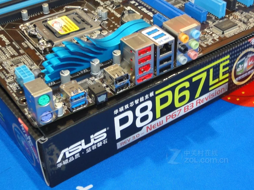 Asus P8P67 LE настольная материнская плата P67 Socket LGA 1155 i3 i5 i7 DDR3 32G ATX UEFI биос оригинальная б/у материнская плата в продаже