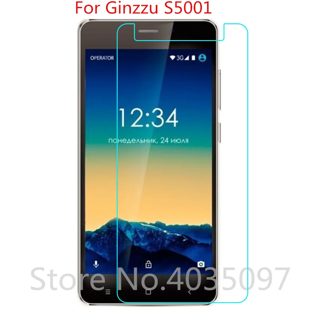 

2.5D 9H Tempered Glass For Ginzzu S5001 Glass on Phone Film Protective Screen Protector For Ginzzu S5001 Glass