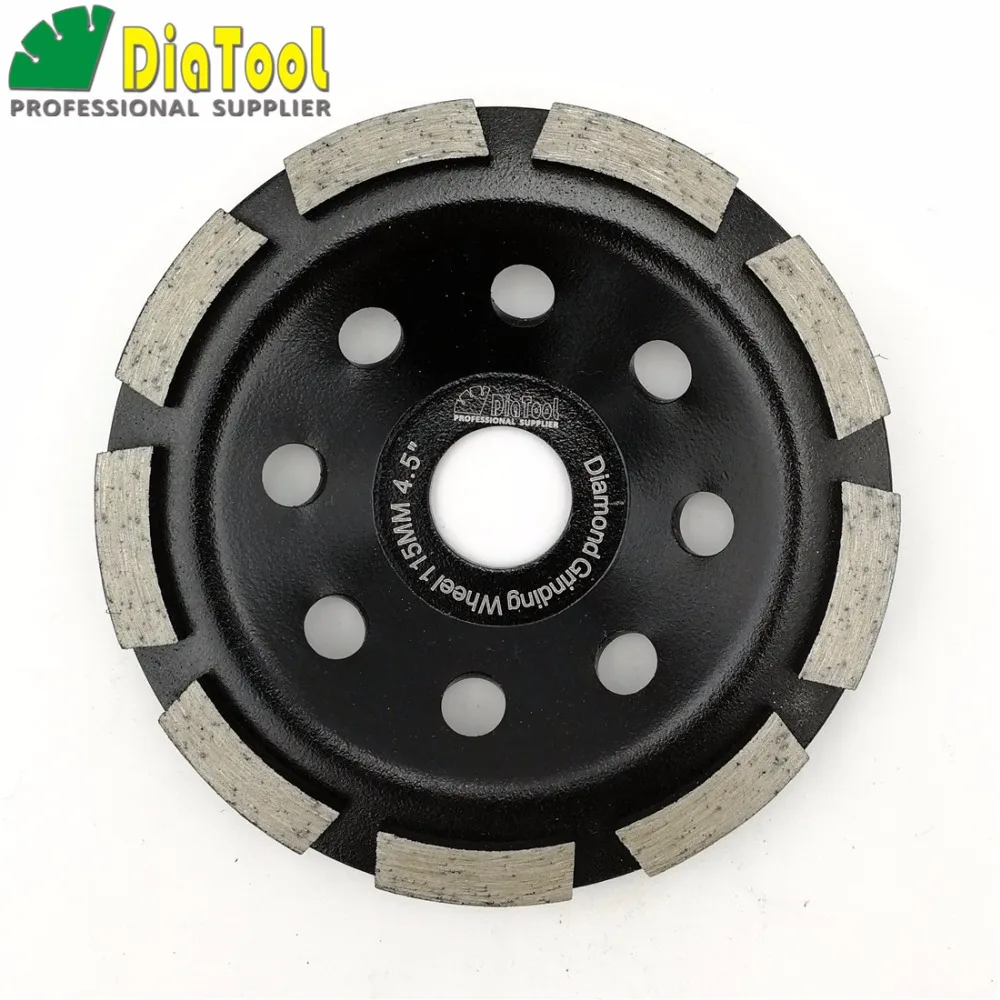 

4.5" Diamond Grinding disc Single Row cup wheel for abrasive material #30/40 coarse fast working