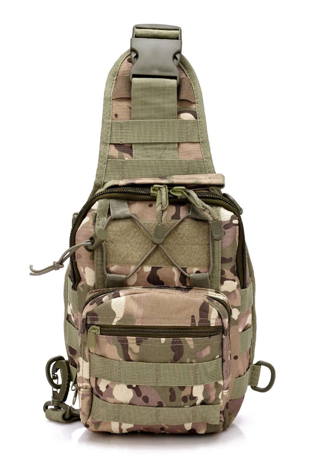 

Multi Solid Nylon shoulder Bag chest wearproof Unisex Outdoor Sport Tool Climbing Hiking travel Military Tactical Messenger bag