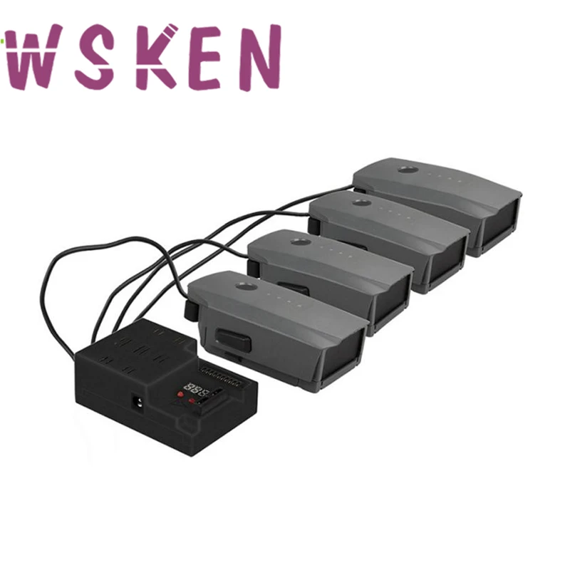

2017 New Batteries Charger 4 in 1 Smart Rapid Balance Multi  RC USB For DJI Mavic Pro High Quality Wholesalae Price_KXL0412