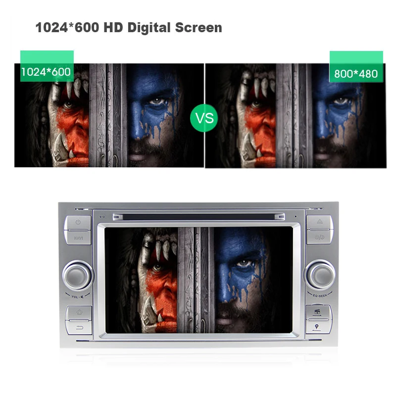 2 Din Car Multimedia Player Android 8.0 GPS Autoradio For Ford Transit 2004 to 2008 7 Inch HD Screen 4GB RAM Car DVD Player (9)