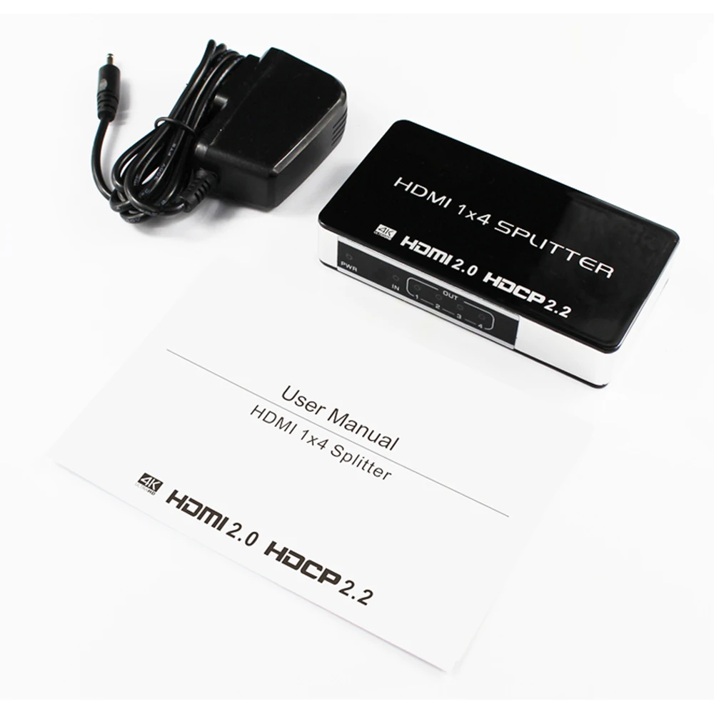 HDMI один разветвитель 2,0 1X4 HDMI2.0 HDCP2.2 4K60HZ HDTV сплиттер