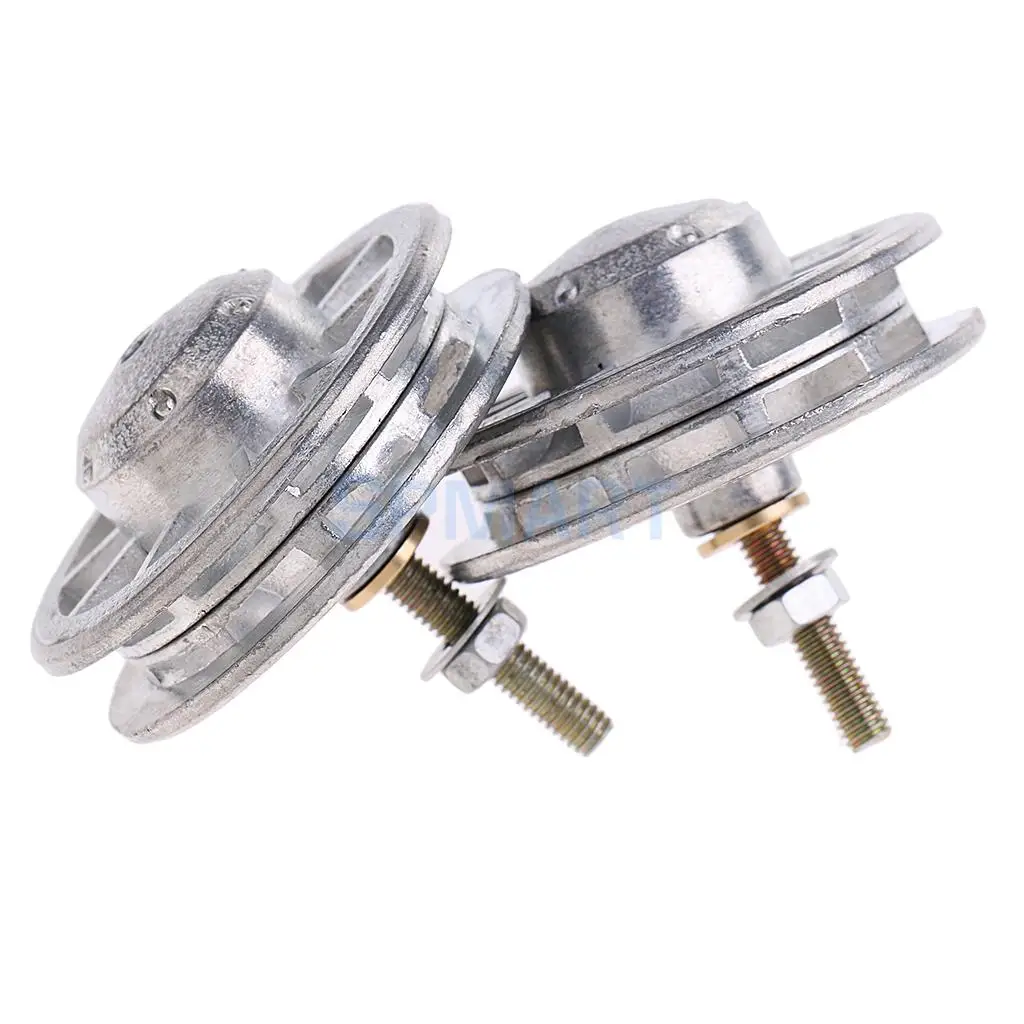 2Pcs Silver Durable Idler Wheels for 1/16 Heng Long RC Tiger Tank 3818-1