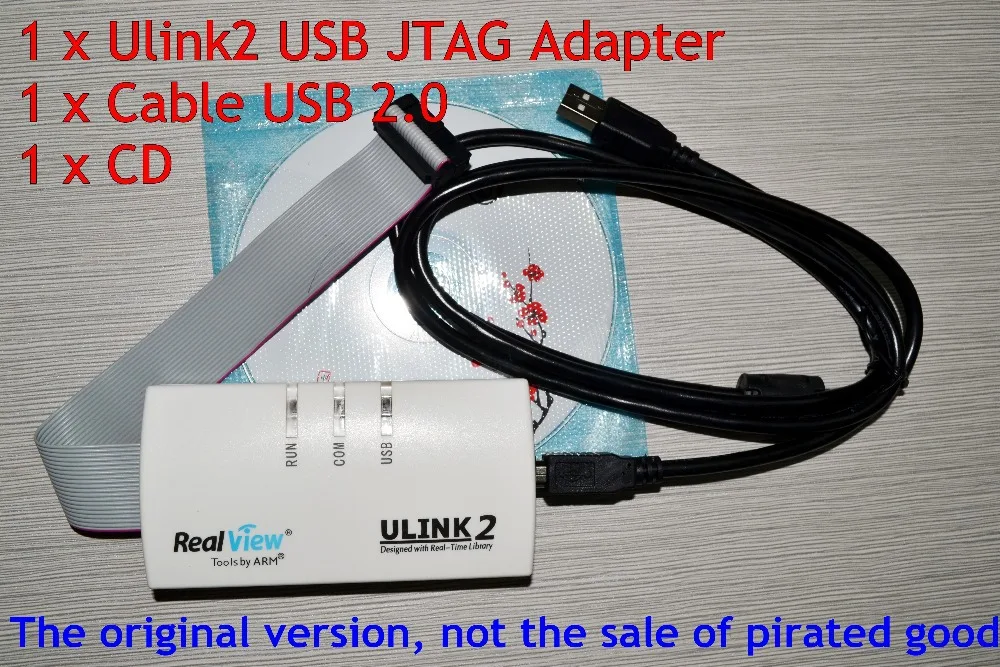 Free Shipping  ULINK u-link2 ULINK2 emulator ARM Emulator/original firmware / support for the latest MDK5.0/Cortex-M4