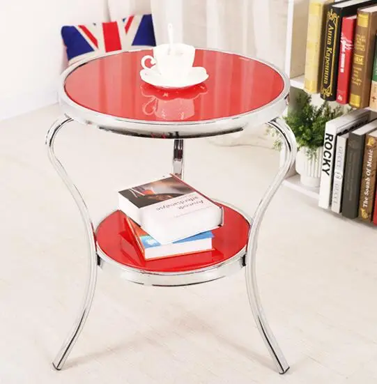Комбинация обеденного стола и стула из стального стекла. Стол из нержавеющей стали - Цвет: 48x63cm