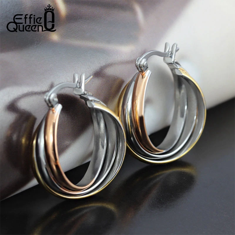 серьги колечки 03d. серьги из трех колец. с0872-109/3 серьги империал. серьги круглые золото. серьги три колечка.