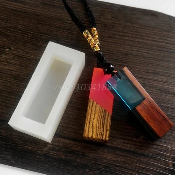 

DIY Silicone Cabochon Mold Making Jewelry Pendant Resin Casting Mould Hole Craft