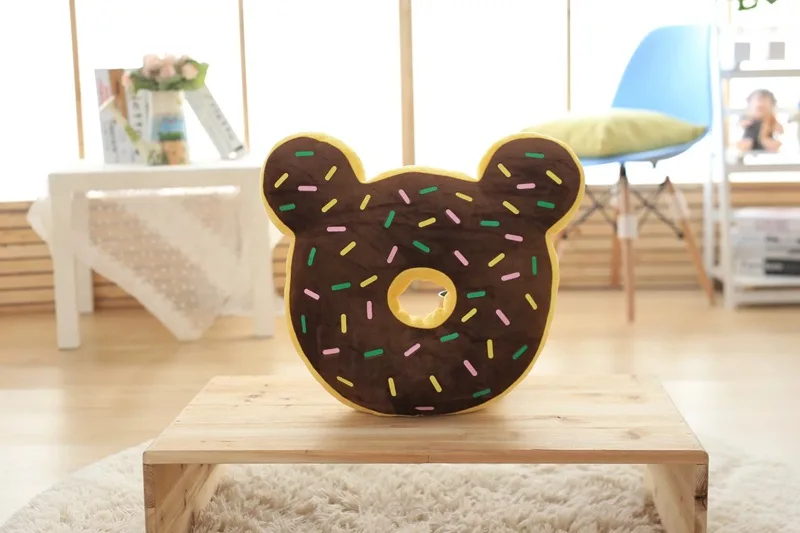 Креативные мягкие игрушки для оптовых продаж Микки пончик подушка подушечка для ювелирных украшений подарок домашняя гамбургер