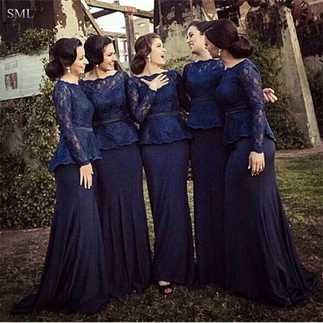 Bridesmaid Peplum Dress