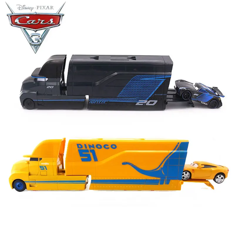 Disney Pixar Cars 3 Lightning McQueen Cruz Uncle Truck все Мультяшные фигурки модель Jackson 1:55 игрушки