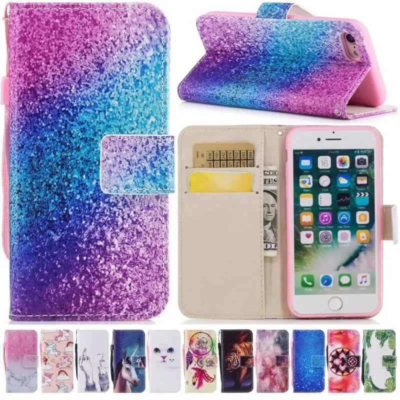 

DEEVOLPO Fundas Leather Phone Case For Apple iPhone X XS 8 7 6 6S Plus 5 5S 7Plus ipod touch 6 Wallet Flip Coque Bag Capa D09F