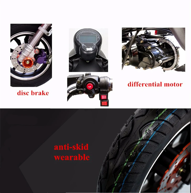 Sale Electric Scooter Disc Brake Tricycle Many Color Lithium Battery Collapsible Adult Free Installation For Double People Elders 8